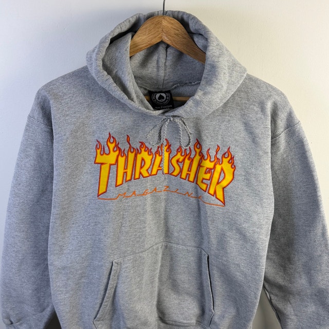 Thrasher Gray Hoodie - photo 2