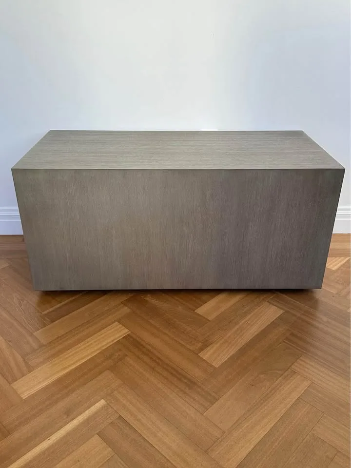 Gray Wood Rectangular Coffee Table image indicator(3)