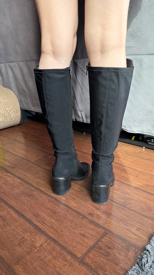 Kelly & Katie Black Knee-High Boots - Womens US 6.5 - photo 3