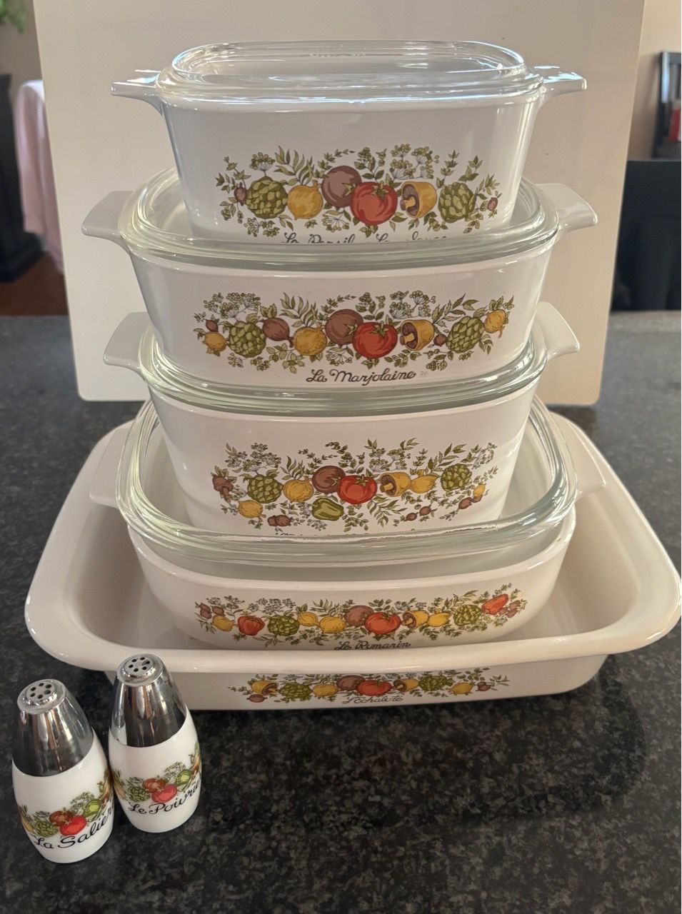 Corning Ware Spice of Life Casserole Set