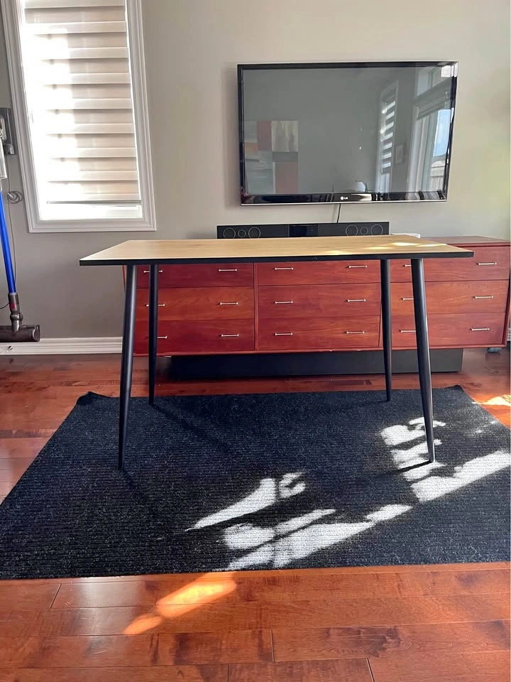 Modern Wood Top Desk