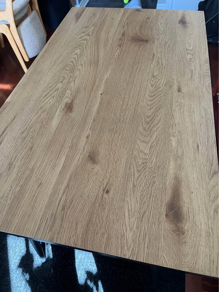 Modern Wood Top Desk - photo 3