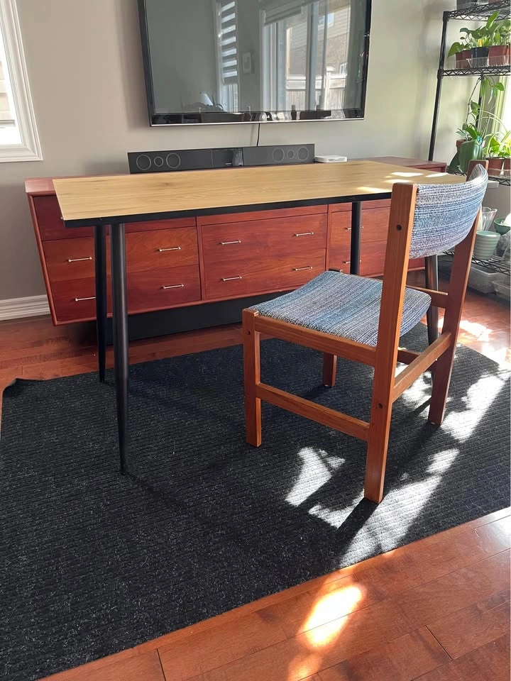 Modern Wood Top Desk - photo 4