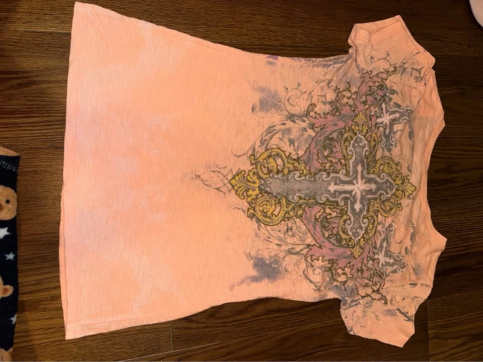 Y2K angels & diamonds shirt med - photo 2