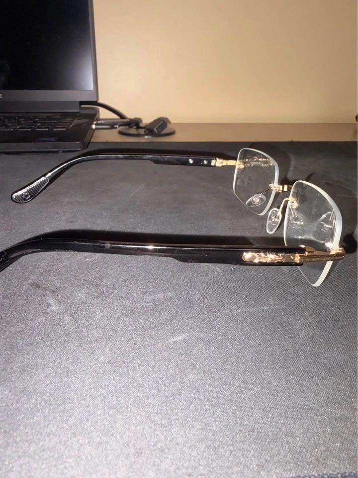 Chrome Hearts Inspired Rimless Glasses - photo 2