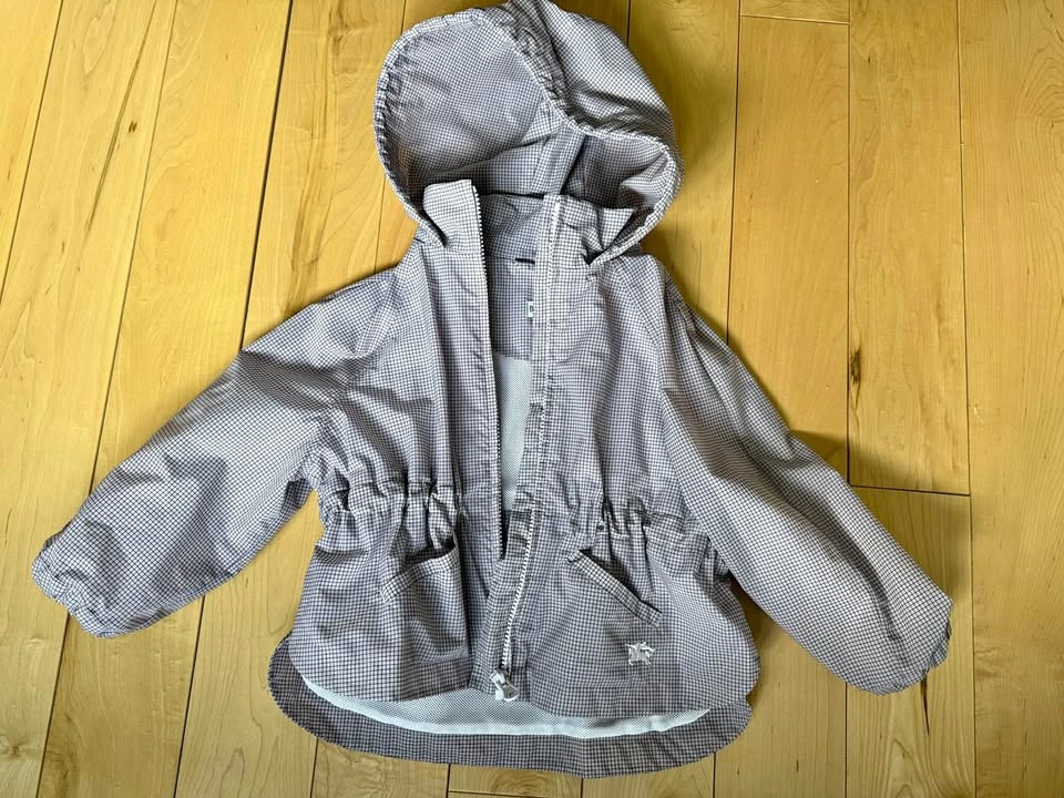 Burberry Kids Hooded Windbreaker Jacket Size 4T