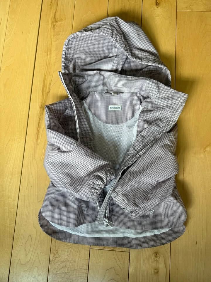 Burberry Kids Hooded Windbreaker Jacket Size 4T - photo 2