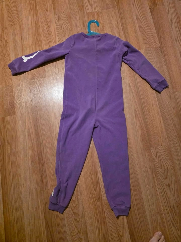 Purple Skeleton Pajamas / Costume – Size 6 - photo 5