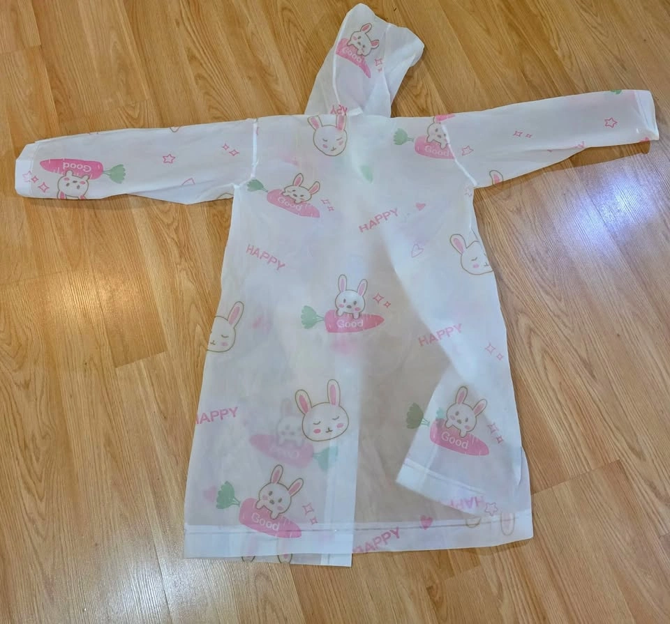 🐰 Kids’ Rain Poncho – New – Size 6–8 - Great for your next Disne