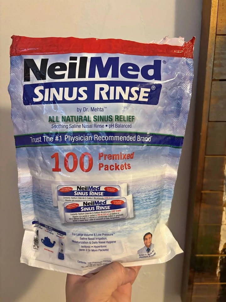 Neilmed sinus rinse premix packets