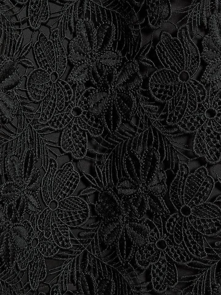 RW&CO. Black Strapless Floral Lace Mini Dress - photo 4