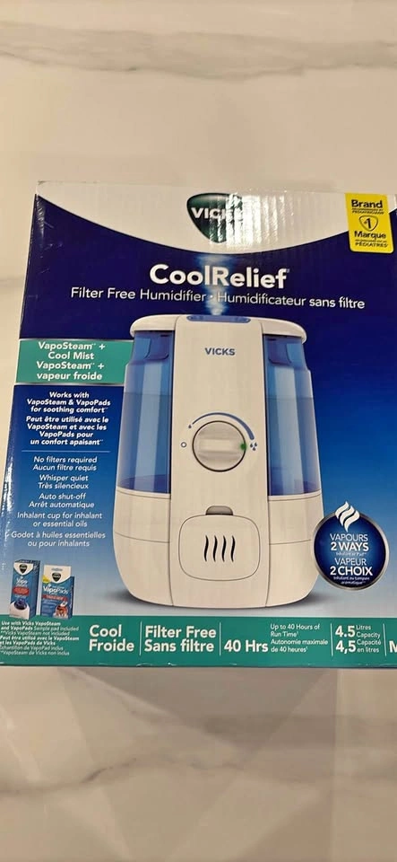 Vicks CoolRelief Filter Free Humidifier