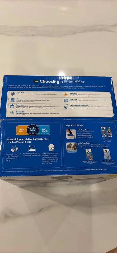 Vicks CoolRelief Filter Free Humidifier - photo 2
