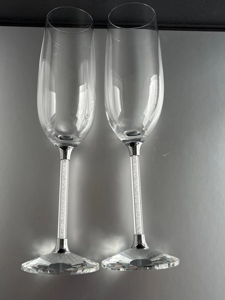 Swarovski Crystalline Champagne Flutes Set of 2 - photo 3