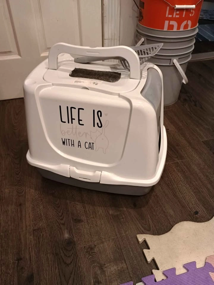 Covered Cat Litter Box - photo 5
