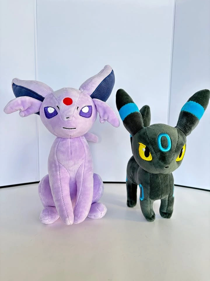 Pokemon Espeon and Umbreon Plush Set of 2