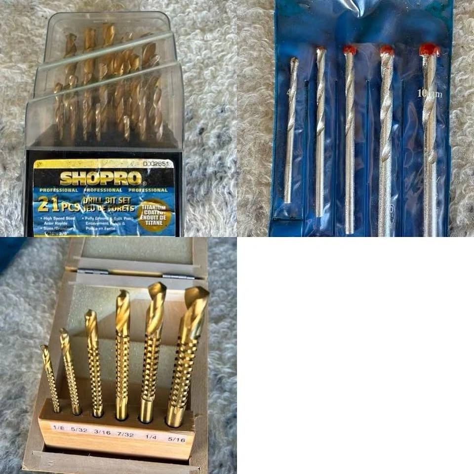 Multi-Purpose Drill Bit Bundle - HSS, Masonry & Sawtooth Sets