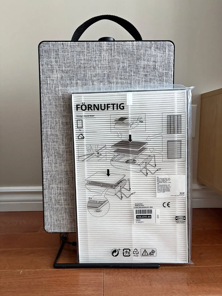 IKEA FÖRNUFTIG Air Purifier (+ Extra Filter)