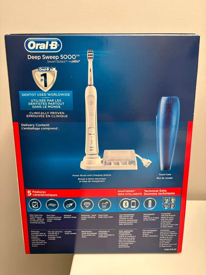 Oral-B Deep Sweep 5000 SmartSeries Electric Toothbrush - photo 2