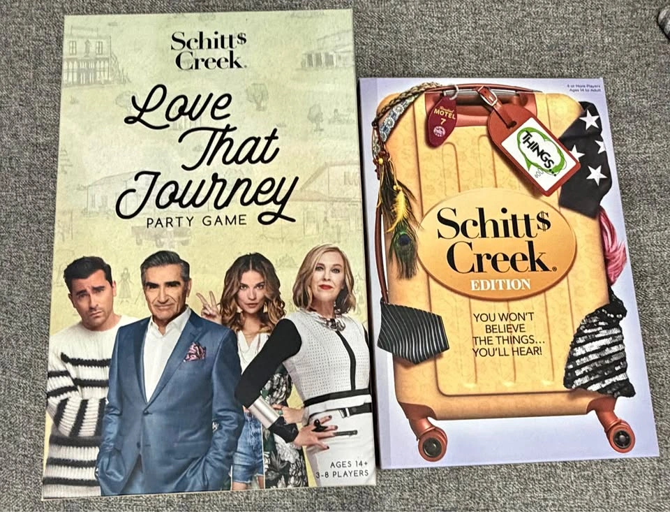 Schitt's Creek Love That Journey and The Game of Things Party Ga