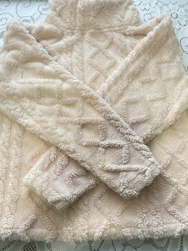 Eddie Bauer Women Large Pink Cable Sherpa Fleece Mock Neck Pullo - photo 5