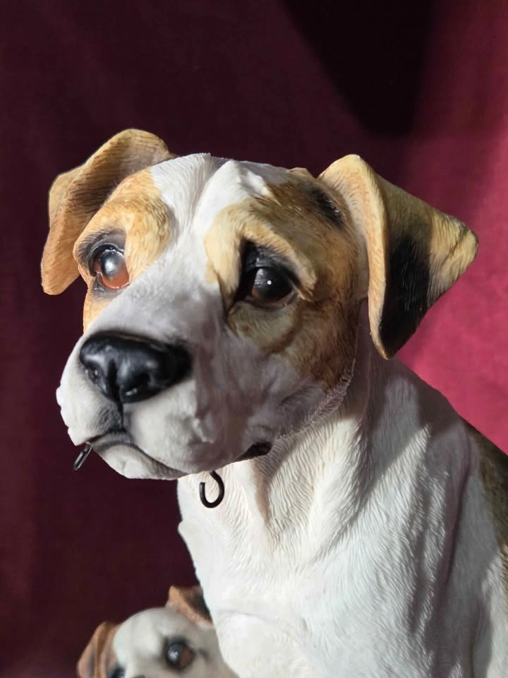 Large Vintage Dog Statue/Basket Holder - photo 4