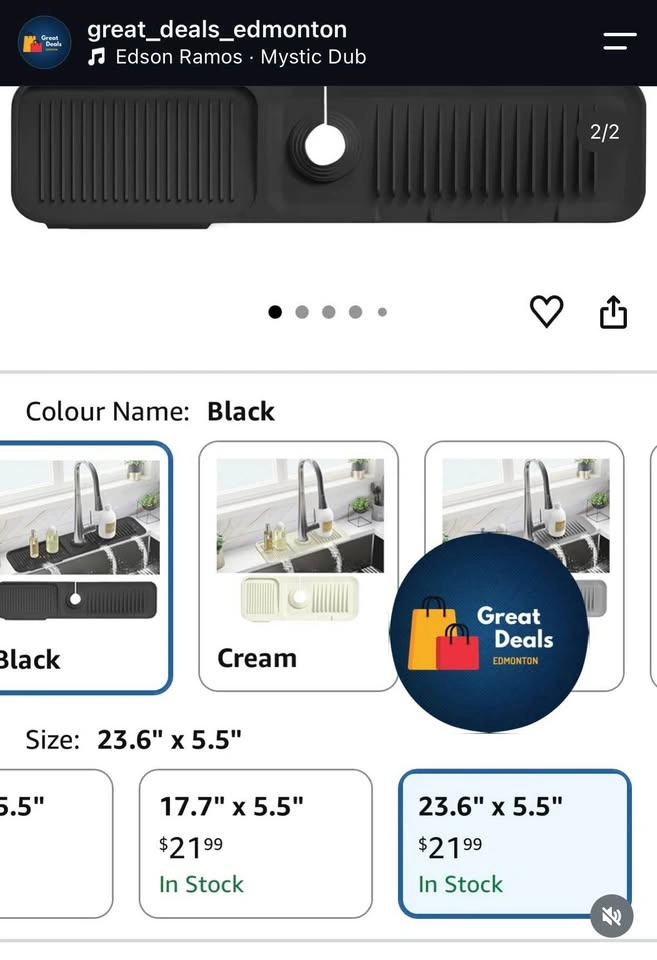 Silicone Sink Splash Guard - photo 2