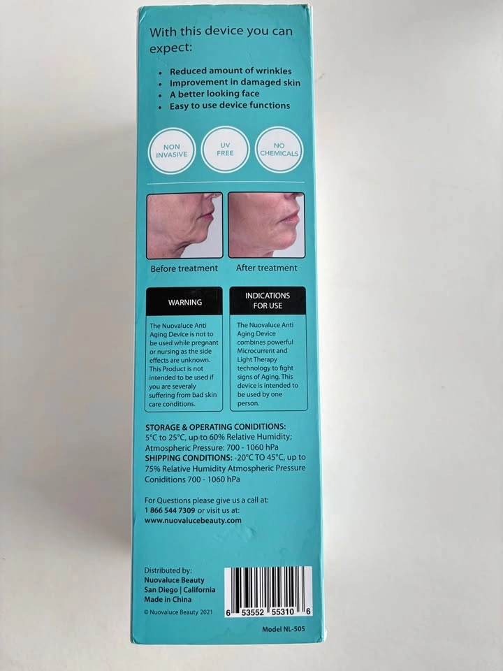 NEW Nuovaluce Anti Aging Device Microcurrent Red Light Therapy - photo 5