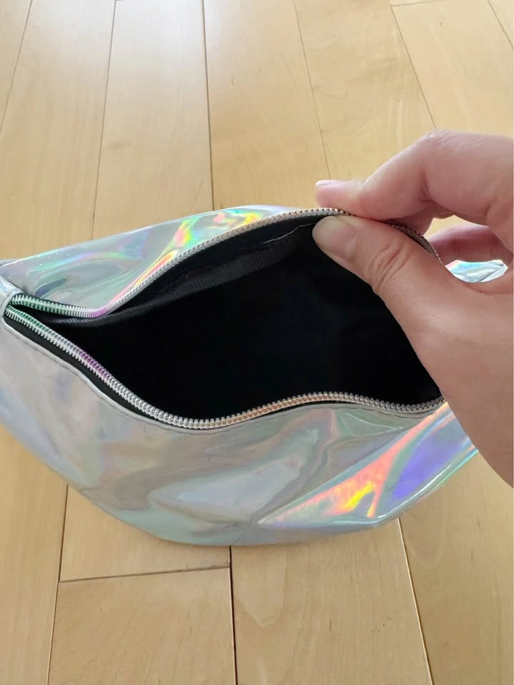 Silver Holographic Fanny Bag / Waist Bag - photo 3