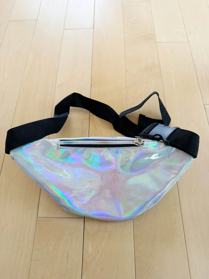 Silver Holographic Fanny Bag / Waist Bag - photo 4