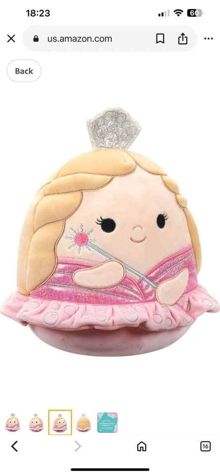 NEW Squishmallows Wicked Glinda Upland 10” Plush – RARE - photo 2