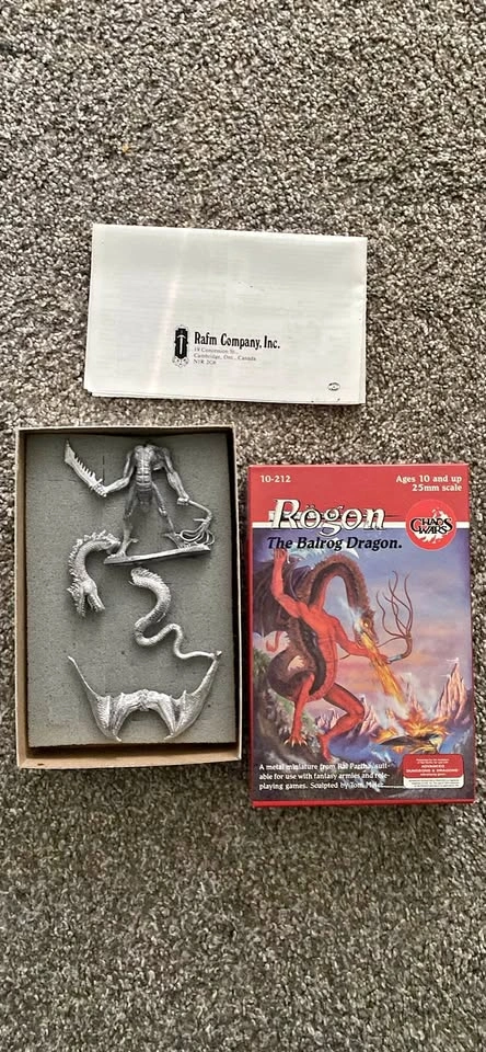 Ral Partha Fantasy Mini Rogon - The Balrog Dragon