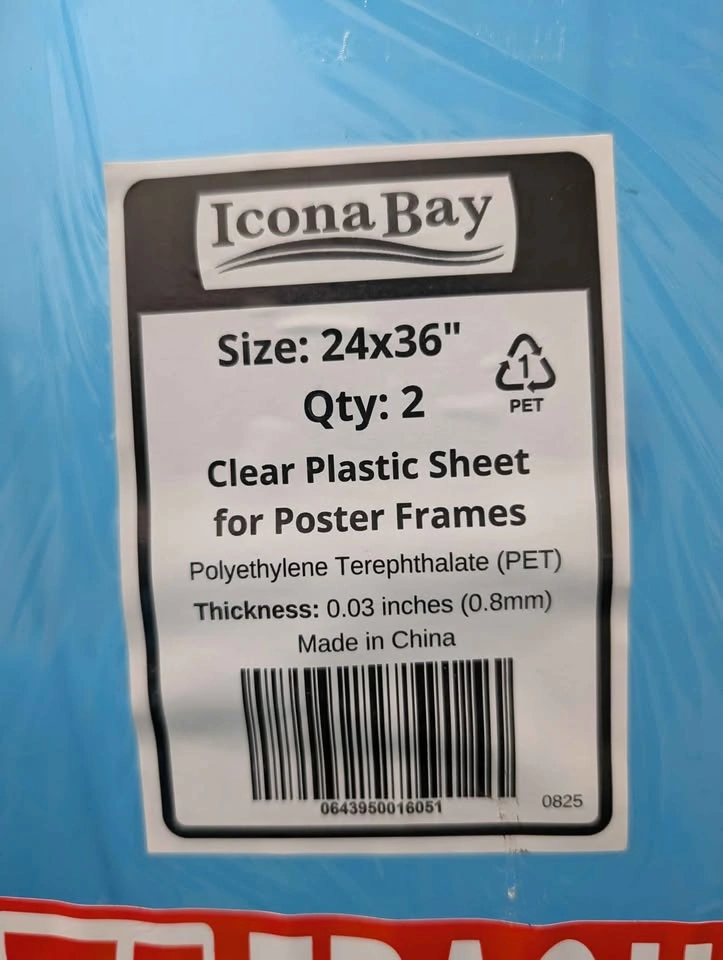 Poster Frame Replacement Glass (Acrylic) - photo 2