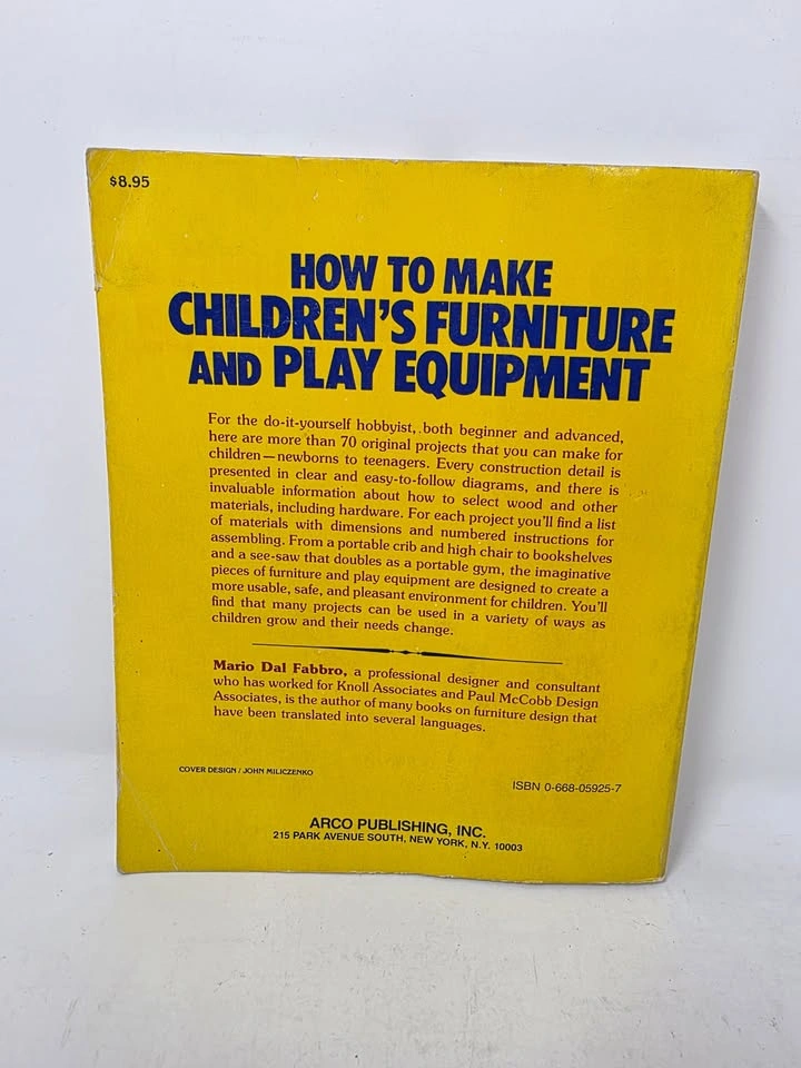 How to Make Children's Furniture and Play Equipment (1984) - photo 2