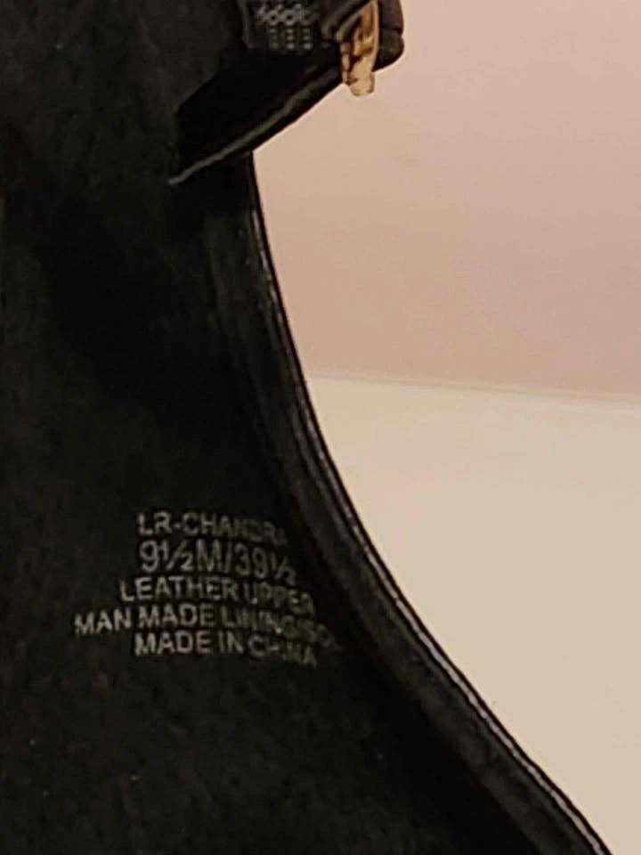 Women's Leather Ankle Strap Wedge Shoes (size 9 1/2) - photo 5