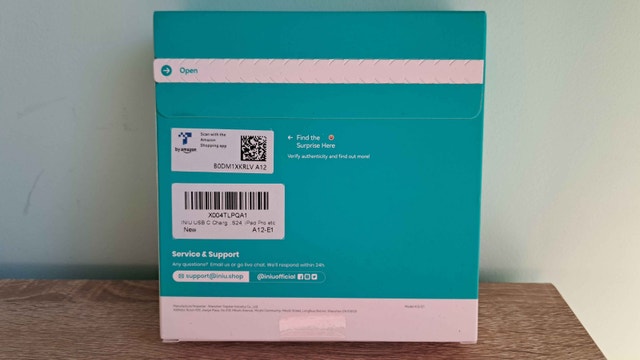 New INIU 2x30W USB-C Charging Brick+Cable - photo 2
