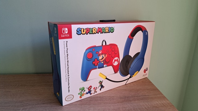 New PDP Nintendo Switch Super Mario Controller/Headset - photo 2
