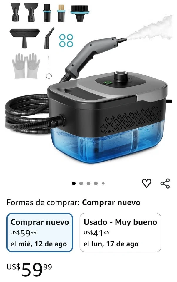 Steam Cleaner G1 Portable Home Cleaning - photo 2