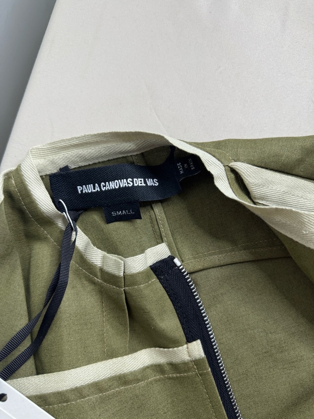 Paula Canovas del Vas Khaki Arc Jacket Women's S BNWT - photo 5