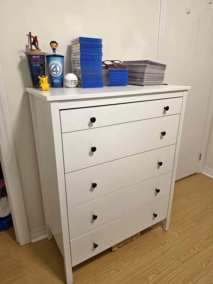 IKEA 5-Drawer Dresser - White