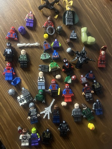 Marvel lego minifigures lot spiderman, venom and more