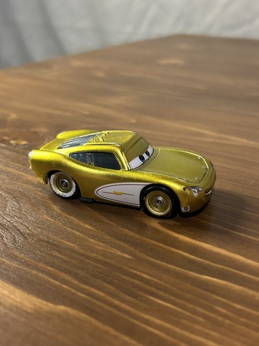 Disney Pixar Cars Gold Crusin Lightning McQueen Diecast - photo 2