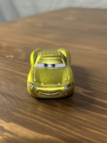 Disney Pixar Cars Gold Crusin Lightning McQueen Diecast - photo 4
