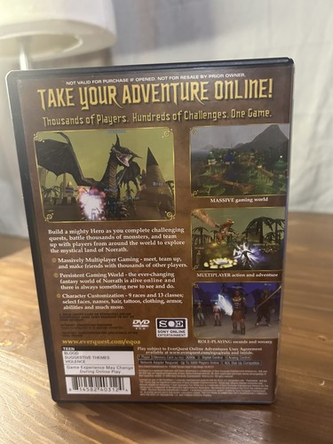 EverQuest Online Adventures: Frontiers (PlayStation 2 PS2, 2003) - photo 3