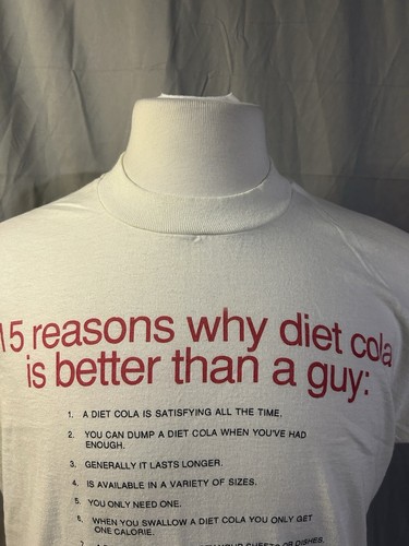 Vintage 1990s 15 Reasons Why Screen Stars Tee Size XL - photo 2
