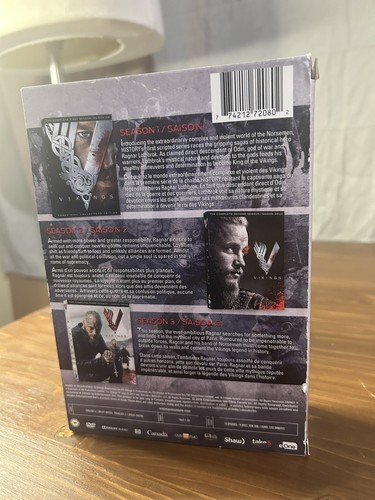 Vikings Ssn 1-3 Box Set [DVD] (Bilingual) 2-3 Seasons Sealed - photo 3