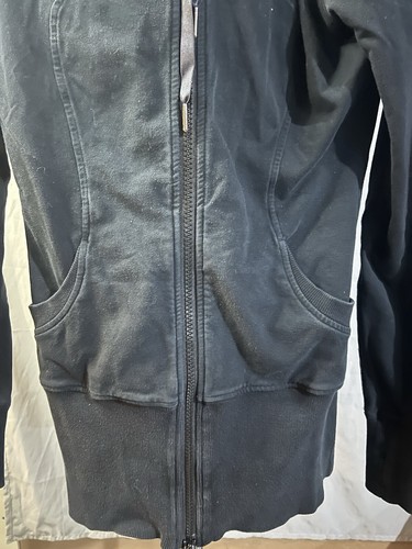 LULULEMON Women Black Zip-Up Hoodie Size 6 - photo 4