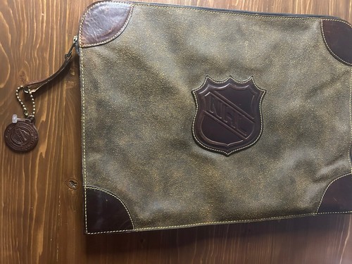 NHL Leather Portfolio Half Zipper No Pockets - photo 2