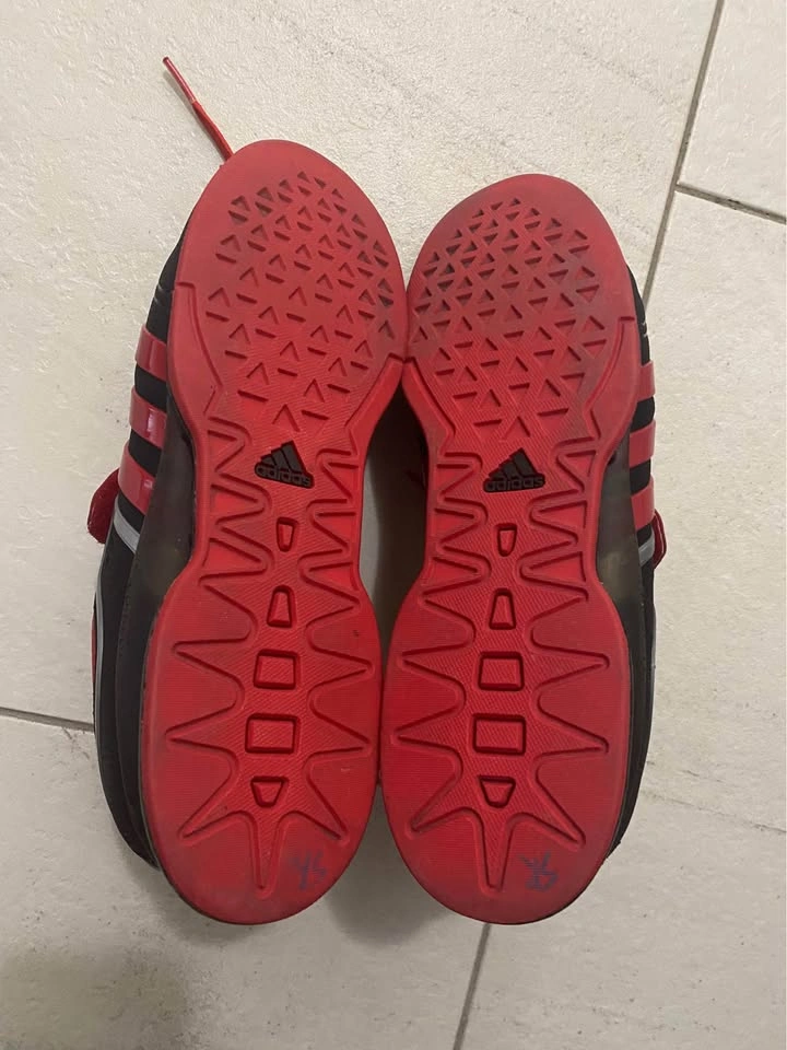 Adidas Adipower Weightlifting Torsion Black Red Metallic Shoes S - photo 3
