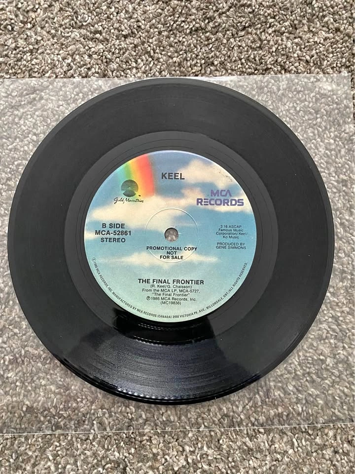 KEEL Tears Of Fire/The Final Frontier 1986 Mca Records 45